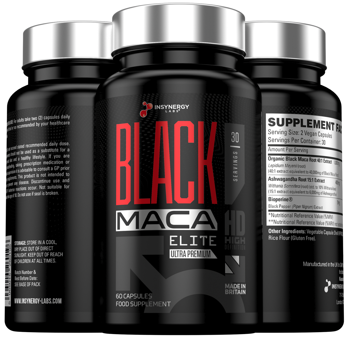 Black Maca Elite with Ashwagandha