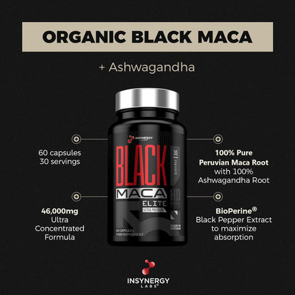 Black Maca Elite with Ashwagandha